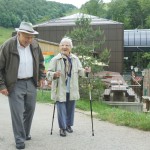 Ernst Probst (&auml;ltestes FWV-Mitglied), Bew. Mm Lilly Plattner &auml;lteste Einwohnerin, 101-j&auml;hrig