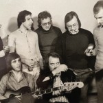 Alfred Moser, Ueli Madliger, Werner Moser, Ren&eacute; Bohny, Ren&eacute; Wahl, sitzend: Fritz Sutter, Ernst Wagner